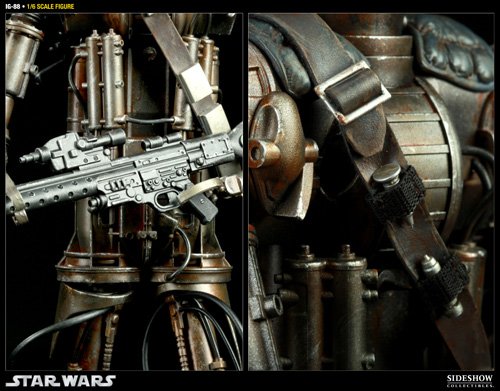 SIDESHOW スターウォーズ IG-88 1/6スケールフィギュア Amazon | スター・ウォーズ 1/6スケールフィギュア スカム